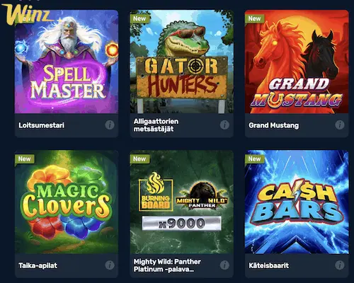 winz casino slot